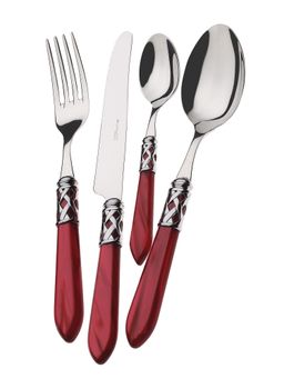 Bugatti - Aladdin Raspberry Gold 24Pc Cutlery Set