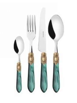 Bugatti - Oxford Gd Green 24Pc Cutlery Set