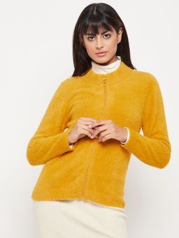 Madame - Solid Mustard Cardigan