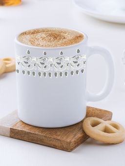 Larah by Borosil - 320Ml Ora Gold Opalware Tea-Coffee Mug Set