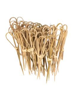 NATURALLY YOURS - Bamboo Whisk Sticks 9cm (Pack of 50 sticks) | Set of 2