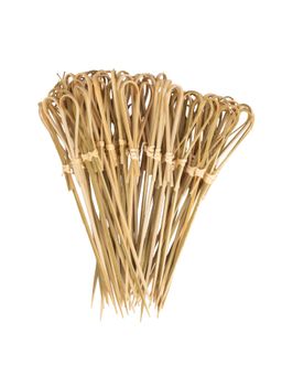 NATURALLY YOURS - Bamboo Whisk Sticks 15cm (Pack of 50 sticks) | Set of 2