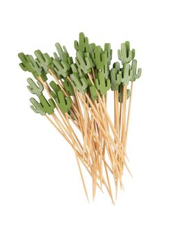 NATURALLY YOURS - Bamboo Round Skewers 12cm (Pack of 50 sticks) | Set of 2