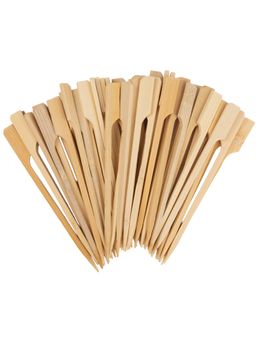 NATURALLY YOURS - Bamboo Skewer Sticks 12cm (Pack of 50 sticks) | Set of 2