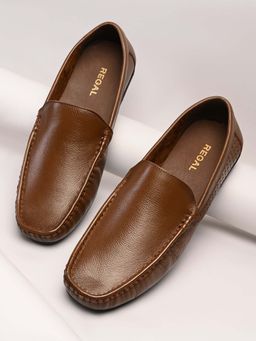 REGAL - Tan Mens Classic Leather Loafers