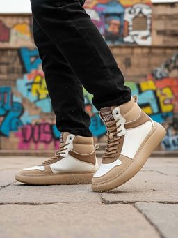 Bacca Bucci - Discovery Noir Women’s Mid-Top Sneakers Tan