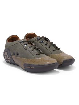 WOODLAND - Men Olive Green Sneakers