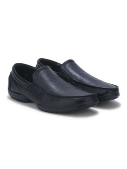WOODLAND - Men Black Slip-On Loafers