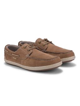 WOODLAND - Men Camel Boat Shoes