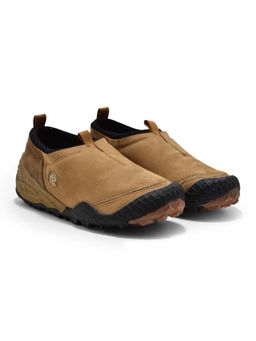 WOODLAND - Men Camel Slip-On Loafers