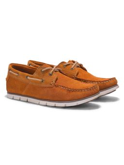 WOODLAND - Men Turmeric Boat Shoes