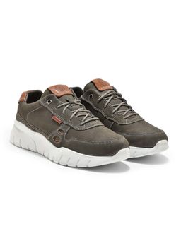 WOODLAND - Men Castor Grey Chunky Sole Sneakers