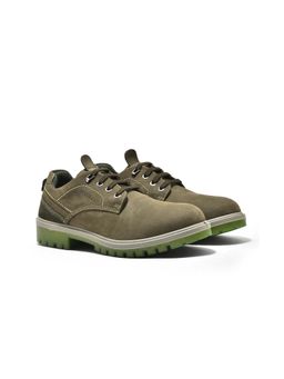 WOODLAND - Men Olive Green Sneakers