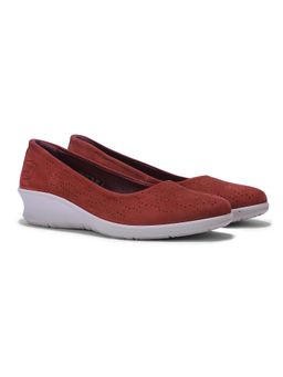 WOODS - Women Red Slip-On Shoes Ballerina