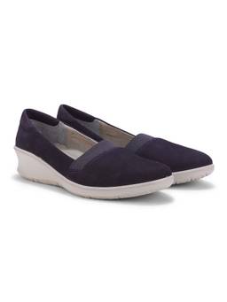 WOODS - Women Egg Plant Slip-On Ballerina