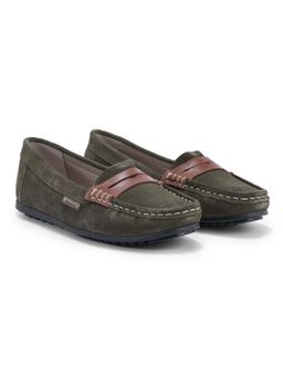 WOODLAND - Women Olive Loafers