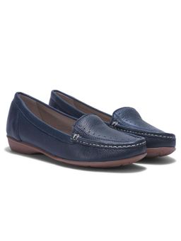 WOODS - Women Navy Blue Loafers
