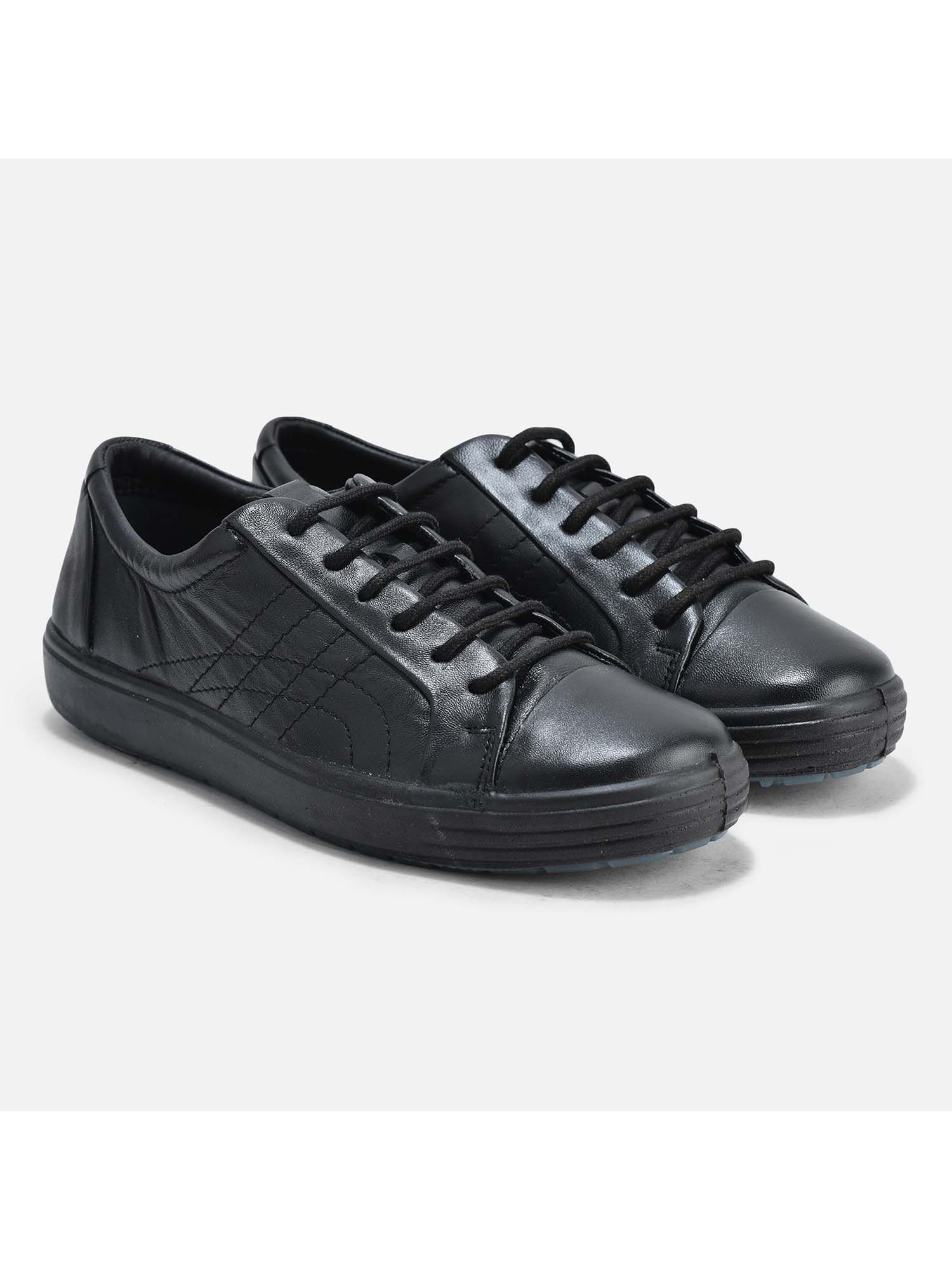 WOODLAND Women Black Casual Sneakers Ladies