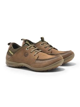 WOODLAND - Men Dubai Khaki Slip-On Sneakers