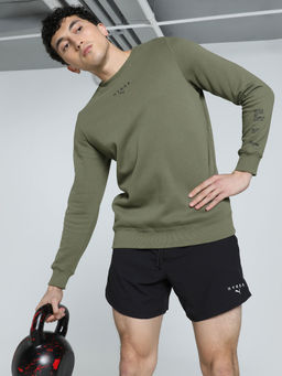 Puma - X Hyrox Hvyght Crew Men Green Sweatshirt
