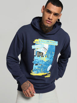 Puma - Mcfc Ftblnrgy+ Men Blue Hoodie