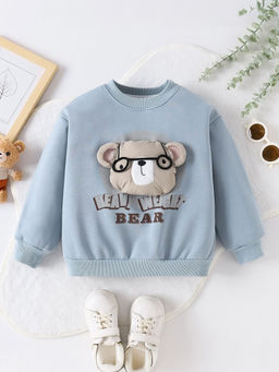 Hopscotch - Bear Applique Sweatshirt