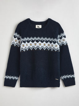 Hopscotch - Aztec Pattern Pullover Sweater