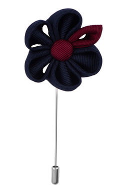 The Tie Hub - Gazania Blue Flower Lapel Pin