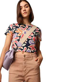 ONLY - Printed Ribbed T-Shirt