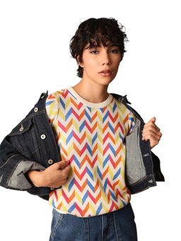 ONLY - Jacquard Knit Top