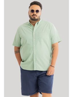 Snitch - Downtown Mint Oxford Plus Size Shirt