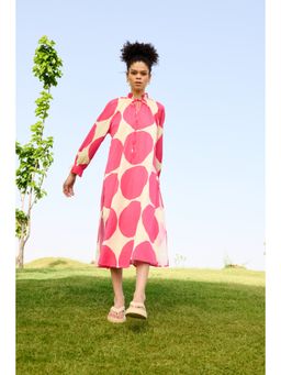 Raas Life - Pink Daisy Printed Dress