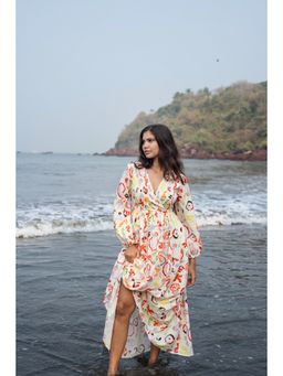 Raas Life - Multi-Color Roosh Floral Printed Dress