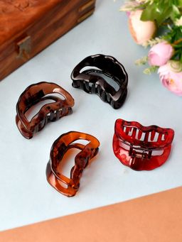 Silvermerc Designs - Multi-Color Hair Claw Clips (Set of 4)