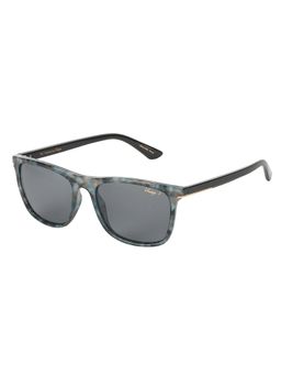 Vintage - Unisex Polarised & UV Protected Grey Lens Rectangle Sunglasses (57)