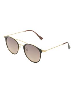 Vintage - Unisex UV Protected Brown Lens Round Sunglasses (50)