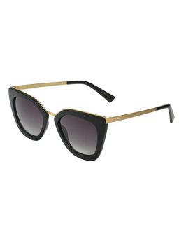 Vintage - Women UV Protected Grey Lens Butterfly Sunglasses (52)
