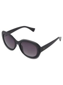 Vintage - Unisex UV Protected Grey Lens Round Sunglasses (52)
