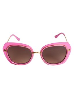 Vintage - Women UV Protected Brown Lens Butterfly Sunglasses (52)
