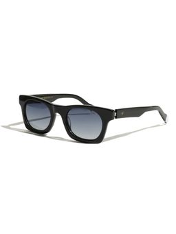Vintage - Unisex Polarised & UV Protected Blue Lens Square Sunglasses (52)