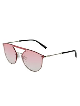 Vintage - Unisex UV Protected Pink Lens Square Sunglasses (60)