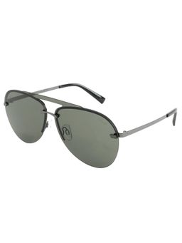 Vintage - Unisex UV Protected Green Lens Pilot Sunglasses (61)