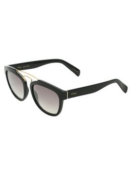 Vintage - Unisex UV Protected Grey Lens Square Sunglasses (54)