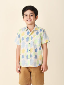 Fabindia - Multi Cotton Printed Shirt