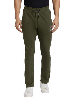 Being Human - Men Regular Fit Green Trackpant