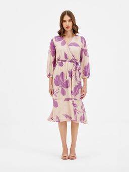 Kazo - Charlotte Printed Midi Dress