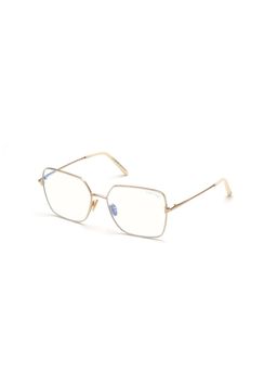 Tom Ford Eyewear - FT5739B57025 Blue Block Square Eye Frames for Women (57)