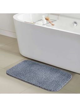 OBSESSIONS - Anti-Skid Polyester Bath Mat - Grey