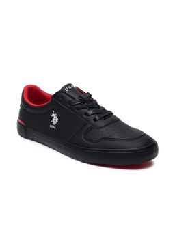 U.S. POLO ASSN. - Black BRITT Stylish Casual Sneakers for Men