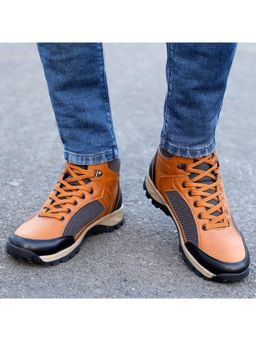 Bacca Bucci - Brown Hike 5 Eye Lightweight Mountaineering Casual Boots